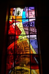 stained glass window