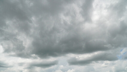 Grey sky with rain cloud