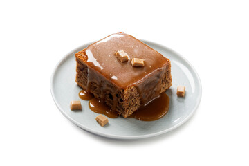 Easy Sticky Toffee Pudding is a deliciously gooey sponge cake drenched in warm toffee sauce...