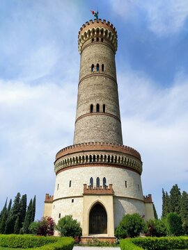 the tower of italian king Vittorio Emanuele II in San Martino della Battaglia 