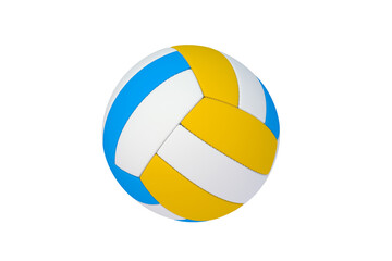 Volleyball ball isolated on white background. 3d render
