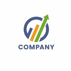 Financial company logo template
