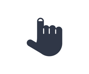 Backhand Index Pointing Up Gesture Emoticon. Vector Backhand Index Pointing Up Emoji