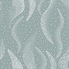 seamless vector pattern with repeating dotted wavy pattern. abstract endless background wallpaper