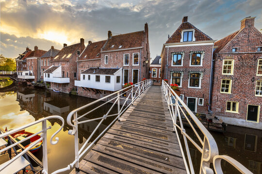 Medieval architecture in Appingedam Netherlands