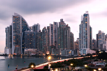 Fototapeta na wymiar Panama City Skyline