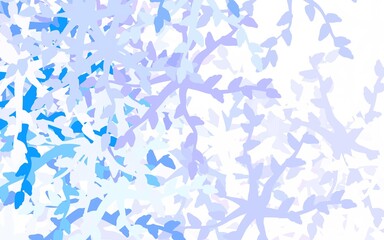 Light BLUE vector backdrop with memphis shapes.