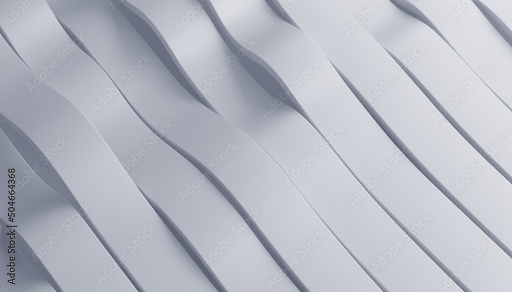 Wall mural abstract 3d render