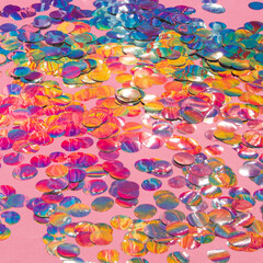 Abstract party background. Creative modern mixing colors concept. Shiny confetti inspiration.
