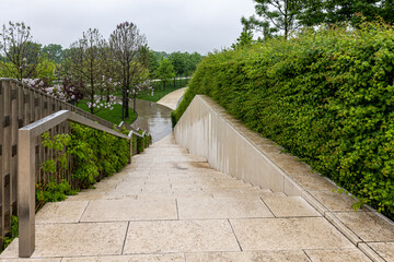 walkway in the park