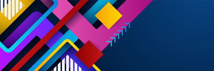 Abstract banner background