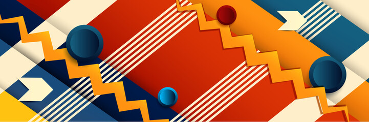 Modern colourful colorful corporate abstract technology background. Vector abstract graphic design banner pattern presentation background web template.