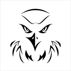 Abstract Creative Eagle Logo Design Template Vector Illustrations