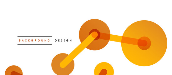 Network concept abstract background. Dots connection. Big data idea. Business template for wallpaper, banner, background or landing