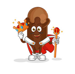 clove king vector. cartoon character