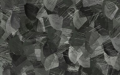 Light Gray vector template with bent lines.