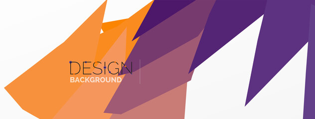 Background colorful shapes template. Wallpaper for concept of AI technology, blockchain, communication, 5G, science, business and technology