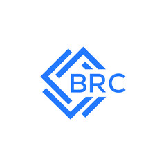 BRC technology letter logo design on white  background. BRC creative initials technology letter logo concept. BRC technology letter design.