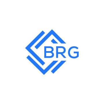 BRG technology letter logo design on white  background. BRG creative initials technology letter logo concept. BRG technology letter design.