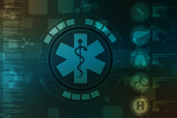 Medical and Health care concept background, Medical Science, Biotechnology concept background