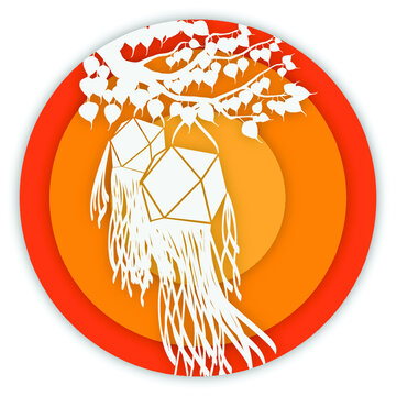 Simple Vesak lanterns design