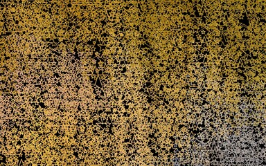 Dark Yellow vector layout with bright stars.