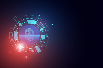 scan fingerprint, Cyber security and password control through fingerprints, access with biometrics identification	
