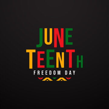 Juneteenth Freedom Day Background Event