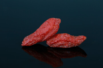 Dry wolfberry isolated in the background