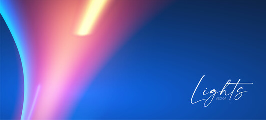 Futuristic motion light effect. Si fi abstract backgroud. Fluid color space.