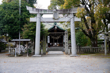 長崎街道木屋瀬宿にある 須賀神社 