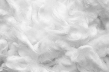 Cotton texture white soft fiber background