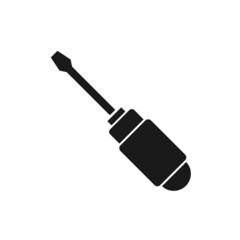 Screwdriver icon. Equipment or Settings icon. Vector illustration.