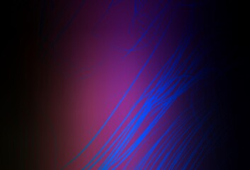Dark Purple, Pink vector glossy abstract background.