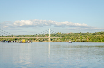 Obraz premium Liberty bridge in Novi Sad,Serbia.
