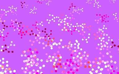 Light Multicolor vector pattern with artificial intelligence network.