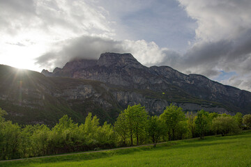 Obraz premium landscape with clouds