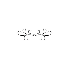 Decorative ornament vector. Floral ornament border and frame element vector. Vintage baroque Victorian frame border tattoo. Calligraphic decorative ornament designs vector