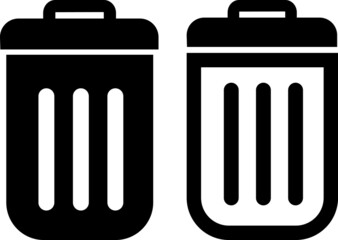 trash dustbin sign icon. recycle icons set. trash dustbin signtrash can icon design