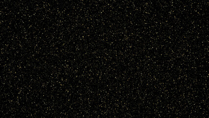 Endless space. Spaceship flight through star fields in deep space. 3D. 4K. Isolated black background.