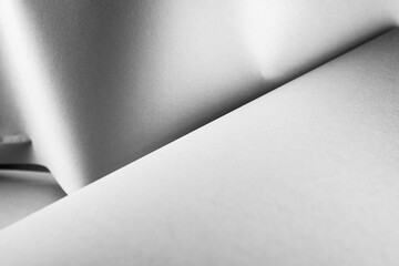 Abstract paper photography in black and white