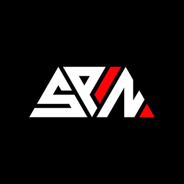 SPN triangle letter logo design with triangle shape. SPN triangle logo design monogram. SPN triangle vector logo template with red color. SPN triangular logo Simple, Elegant, and Luxurious Logo...