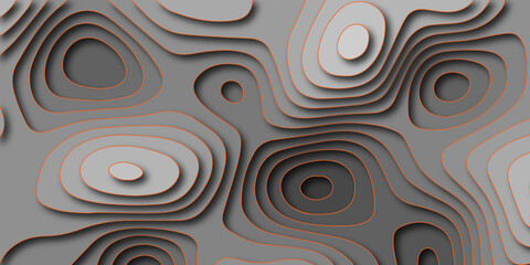 Trending modern abstract paper cut out topography map relief multi color background texture design. 3d papercut background for web, wall paper, brochure and other pattern.