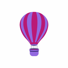 Obraz premium Balloon. Bright color illustration isolated on white background