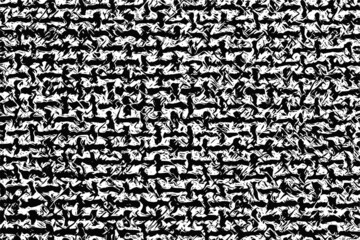 Texture of sackcloth, canvas. Vector background, shades of gray. 