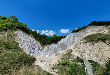 The salt canyon from Praid resort - Romania, seen from above