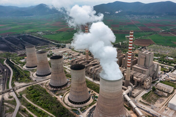 lignite power plant producing electrical energy