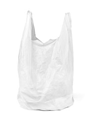 Fototapeta na wymiar plastic bag white shopping carry polluion environment