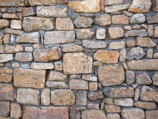 Natural brown stone rock texture background