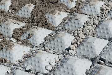 articulated concrete mat - erosion control - concrete carpet - 